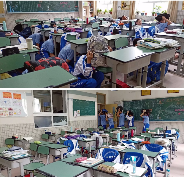 成都石室锦城外国语学校2019年防震减灾应急疏散演练